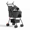 GVBB Compact Foldable Pet Stroller for Cats and Dogs - Lightweight, Detachable Design for Easy Travel.