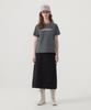 COVERNAT WOMAN Cool Cotton Copper Logo T-Shirt Charcoal