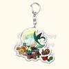 Горячая игра Cookie Chibis Брелоки для аксессуаров Сумка Тень Молоко Чистая Ваниль Мистическая Мука Конфетное Яблоко Брелоки Украшения Подарки