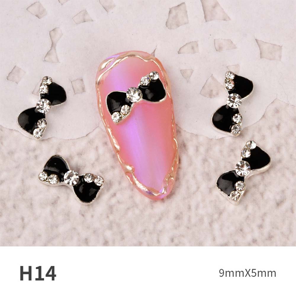 Pearl Manicure Super Flash DIY Nail Art Decorations Nail Jewelry Crystal Bow Nail Rhinestones