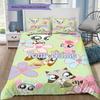 Littlest Pet Shop Custom Name Pattern Bedding Quilt Set Quilt Cover Pillowcase Home Birthday Gift(1 * duvet cover + 2 * pillowcase, without core)