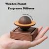 Wooden Spherical Aromatherapy Diffuser - Car and Home Fragrance Accessories, No Batteries Required, Room Fragrance, Portable