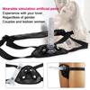Dildo Strap On Realistic Penis with Suction Cup G-spot Anal Butt Plug Belt Wearable Panties Adult Lesbian Masturbation Sex Toy