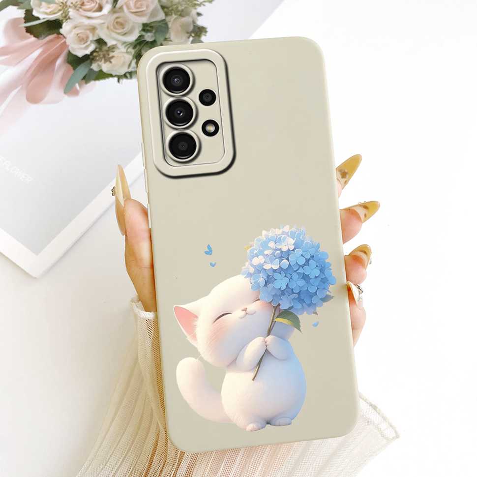 6.5" Casing For Samsung A 53 A53 5G Luxury Pattern Soft Silicone ShockProof Phone Cases Samsung Galaxy A53 5G casing