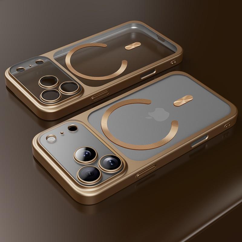 Чехлы 17ProMax Мягкий ТПУ чехол для IPhone 17 16 15 14 13 Pro Max Magsafe Прозрачная линза Пленка из закаленного стекла Защита камеры Беспроводная зарядка Чехол