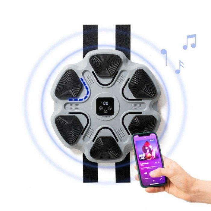 Музыкальный боксерский тренажер - INNOVAGOODS - Перезаряжаемый - Bluetooth - Цифровой экран - 6 панелей для ударов