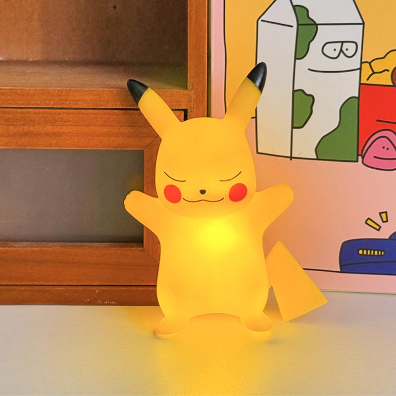 Милый мультяшный ночник для спальни в общежитии, прикроватная лампа, украшение комнаты, светящийся орнамент