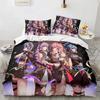 Anime Game Genshin Impact Ganyu Bedding Set Duvet Cover Bed Set Quilt Cover Pillowcase Comforter King Queen Size Boys Adult