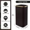 Laundry Basket with Dustproof Lid Foldable Design Large Capacity Waterproof Toys Blankets Storage Organizer Dirty Clothes Hamper