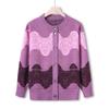 Elderly Autumn and Winter Large Size Knitted Sweater Female Grandma Sweater Jacket Middle-aged and Elderly Mother High-quality Cardigan Sweater