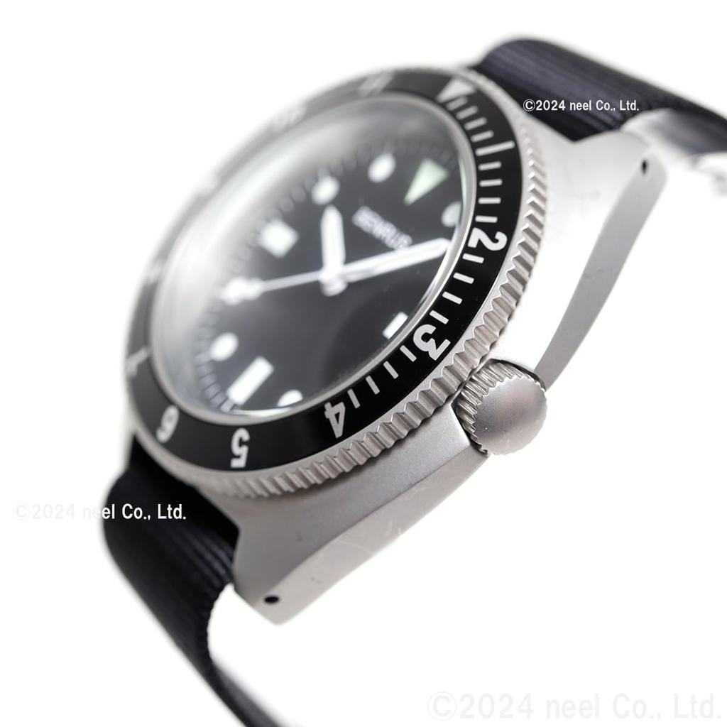 Военные часы черные [Benrus] TYPE-1-SILVER мужские