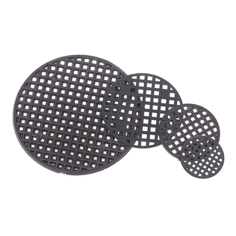50 шт., нижний сетчатый коврик, многофункциональный цветочный горшок, сетчатая подкладка, отверстие для дна тазика для бонсай, воздухопроницаемая прокладка, садовые принадлежности