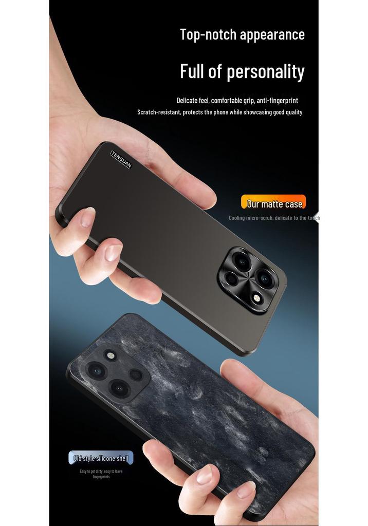 Матовый градиентный защитный чехол для телефонов OnePlus 13/15T, Ace6, Turbo6V
