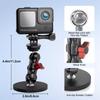 Магнитное крепление для камеры для Gopro, Автомобильное крепление для экшн-камеры с шаровой головкой 360° Подходит для Gopro Hero 13 12 11 10 9 8 7 6 5