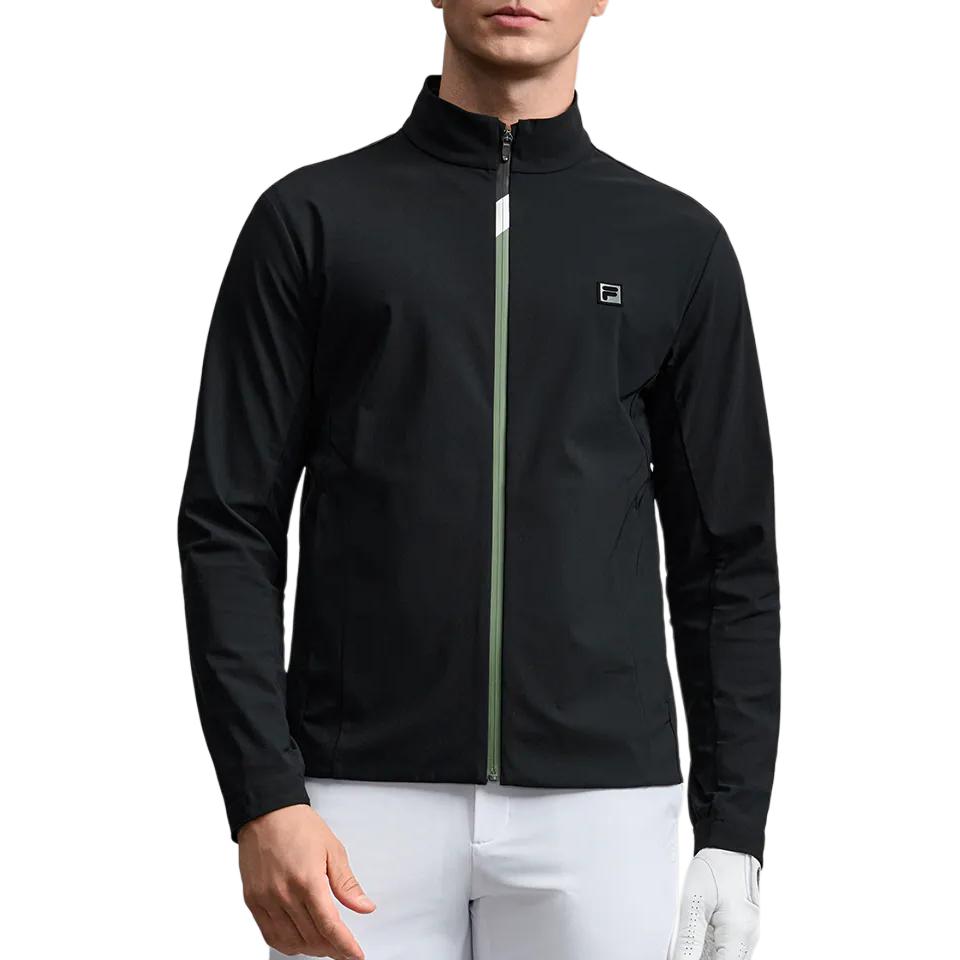 Fila Мужские куртки для гольфа Pitch Black Стойка умеренная Другое A11M545502FBK