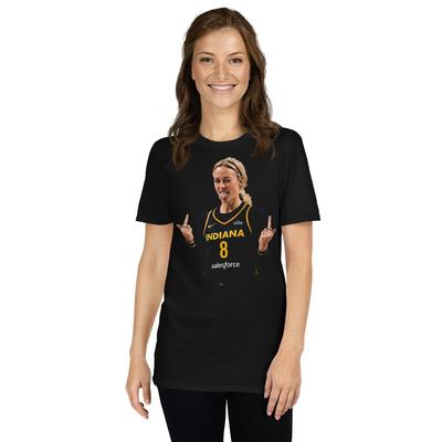Sophie Cunningham Funny Basketball Graphic Tee Short-Sleeve Unisex T-Shirt