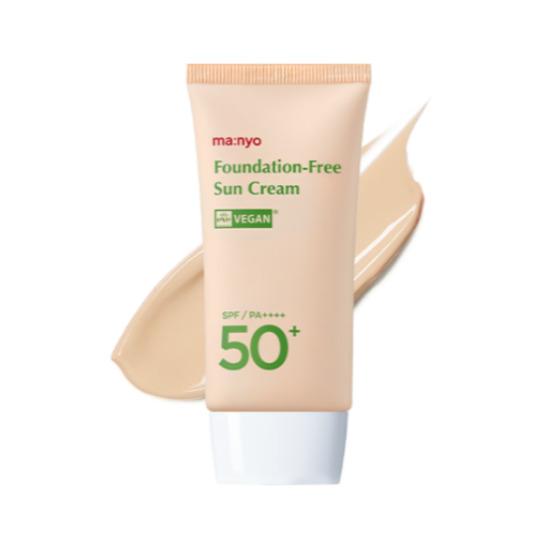 ma:nyo Солнцезащитный крем без тональной основы SPF50+ PA++++ Веганский тонирующий солнцезащитный крем 50 мл