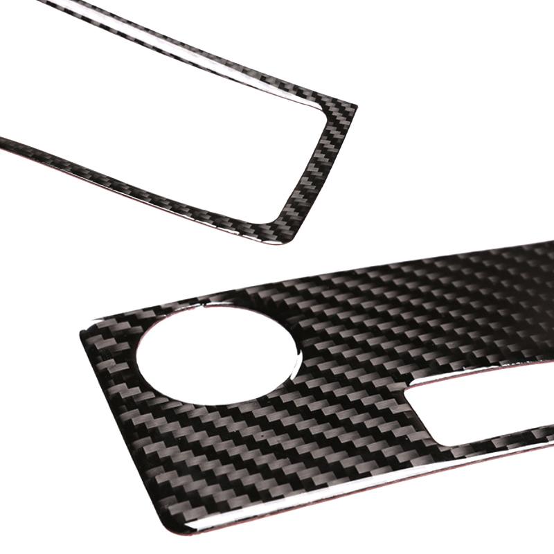 Настоящее углеродное волокно, задняя часть автомобиля, розетка для кондиционера, панель прикуривателя, рамка, накладка для BMW 5 серии E60 E61