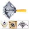 Easy To Use 90°Right Angle Clip for Woodworking Handcrafting Right Angle Clamp Reliable Steel Screw Comfortable Grip