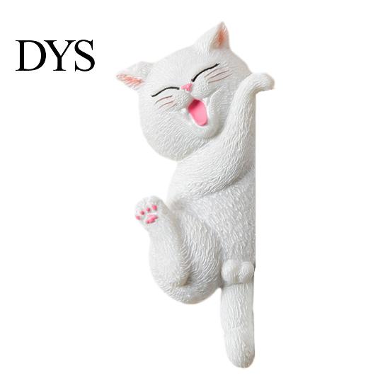 Cartoon Cat Switch Shield 3D Light Sticker, Decorative Resin Wall Plate Cover, Cute Animal Child Safe Cover Stickers, Peel And Stick decorations