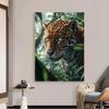 Modern Style Jungle Animal Tiger Leopard Parrot Art Poster Canvas Painting Wall Prints Picture for Living Room Home Decor