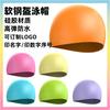 Унисекс 3D силиконовая бесшовная шапочка для плавания с логотипом
