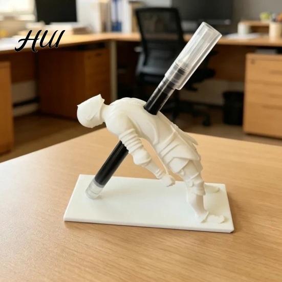Stable Pen Stand Assassin Holder 3D Printed Creative Desk Organizer with Arrow Design Funny Novelty for Office School Unique Desktop Decor