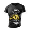 New Summer Gym Dumbbell Casual Tough Guy Muscle Men's T-Shirt 3D Printing Breathable Lightweight Sports Quick Dry Short Sleeves