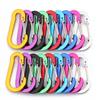 5 PCS Carabiner Clips Mini Aluminum Alloy Keychain Carabiner Clip D Rings for Outdoor Camping Hiking Fishing Backpacking
