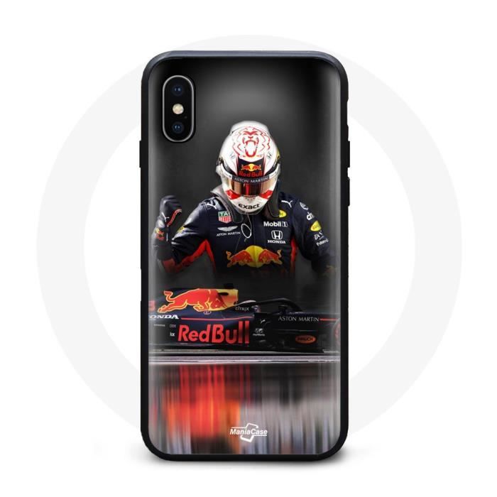 Чехол - Формула 1 - Ферстаппен - iPhone XS Max - Гибкий - Защита от ударов