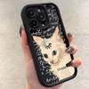 Забавный Арт Формула Кот Силиконовый Чехол для Телефона Для iPhone 17 16 Pro Max 15 14 11 12 13 16E X XS XR 7 8 Plus Ударопрочный Бампер Мягкий Co