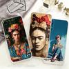 Крутой чехол для телефона Art F-Fridas K-Kahlo для Samsung S30,S25,S24,S23,S21,S22,S20,S10,5G,FE,lite,PIus,Ultra Прозрачная крышка
