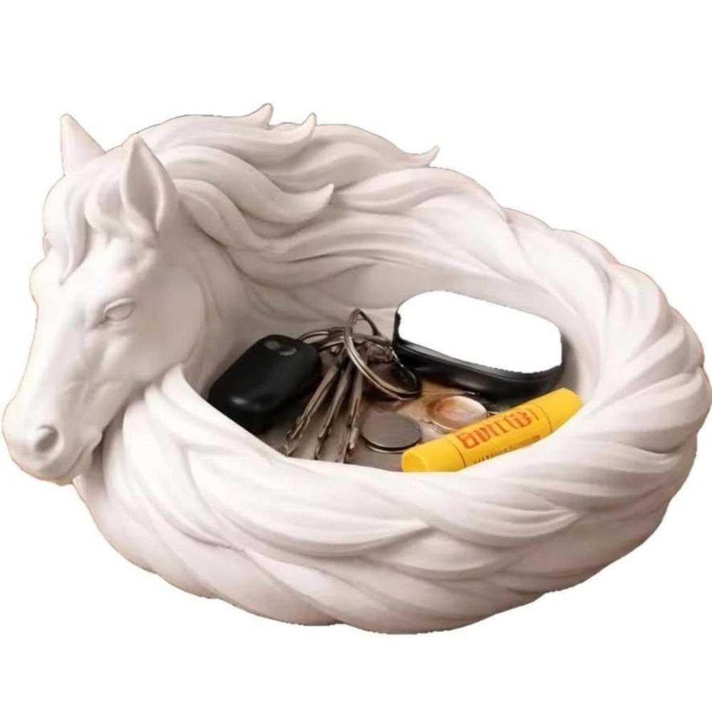 Tabletop Decor Horse Catchall Bowl for Keys Horse Storage Bowl  Dresser Organizer