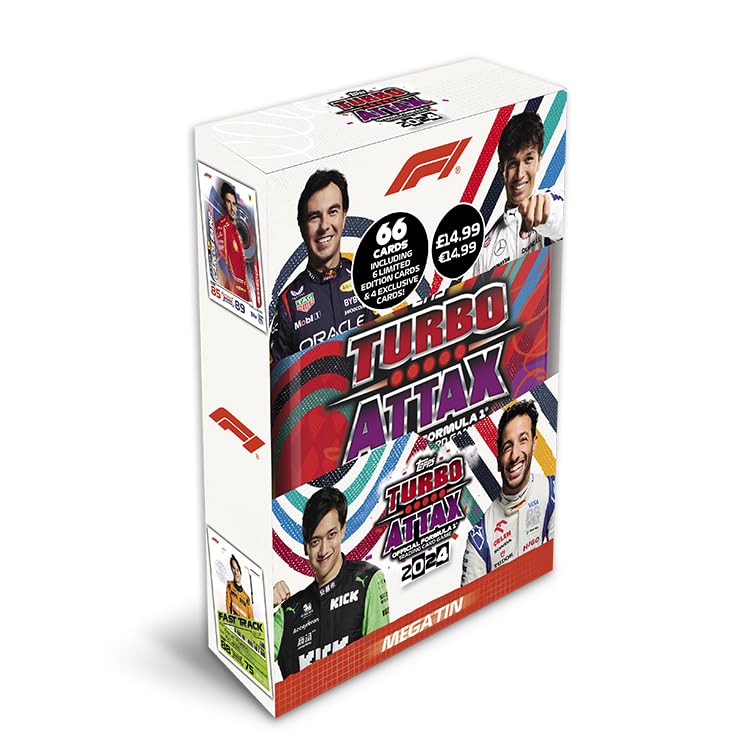 Topps Формула 1 2024 Turbo Attax - Мега Жестяная Коробка - Накачанный