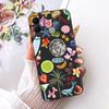 For Infinix Hot 12 Play 12i Cute Flower Butterfly Cat Painted Case For Infinix Hot12i 12Play Black Silicone Soft Phone Cases