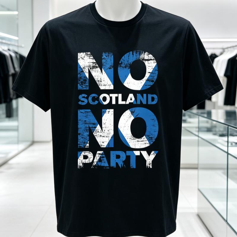 Unisex Party Graphic Tshirt Scotland Flag Color Distressed Text Print Short Sleeve Cotton Tees Scottish Culture Fan Male Tops