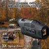 Полностью черный Stealth Vision для приключений на открытом воздухе HD-фотосъемка видео цифровой зум перезаряжаемый Идеально подходит для охоты, кемпинга, наблюдения за дикой природой