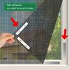 1set Cut And Adjustable Size Magnetic Window Screen Anti-Insect Fly Screen  Home Windows