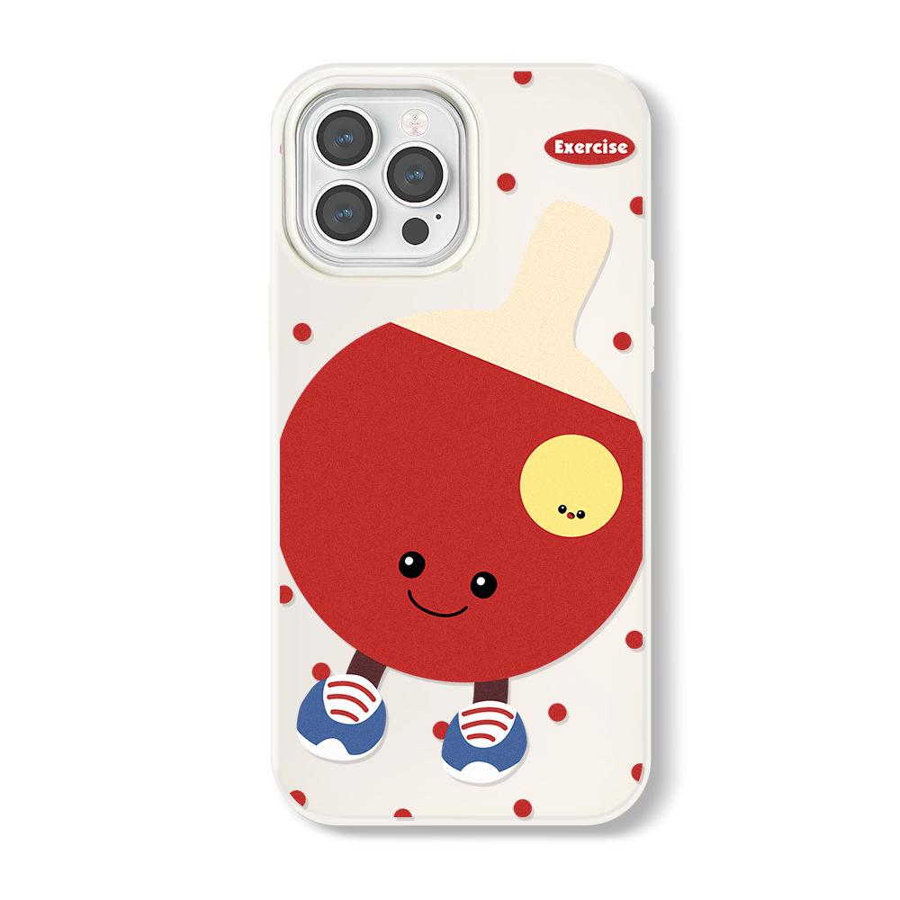 Чехол Zhitai Jelly Skin для iPhone 11/12/14 Pro Max/15 с мультяшным дизайном