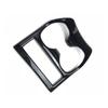 Carbon Fiber Central Console Water Cup Cover Trim Fit for Nissan Rogue 2014-