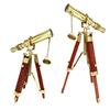 Engravable Working Brass Telescope with Wooden Stand, Pirates Spyglass, Boating Gift, Graduation Gifts,  Anniversary Gifts