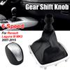 For Renault Laguna III MK3 2008 2009 2010 2011 2012 2013 2014 2015 Leather Gear Shift Knob Lever Shifter Gaiter Boot Case
