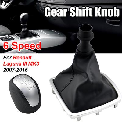 Для Renault Laguna III MK3 2008 2009 2010 2011 2012 2013 2014 2015 кожаный рычаг переключения передач, чехол для багажника