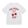Women's Soft Breathable Fashion Classic T-Shirt Sweet Fruit Design Printed Tee