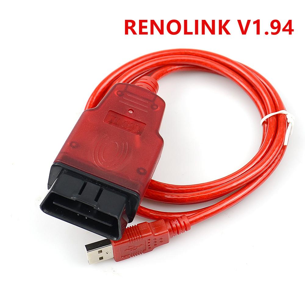 Renolink V1.99 V2.10 V1.94 V1.87For Renault Car OBD2 Reset OBD 2 OBD2 Car Diagnostic Auto Tool ECM UCH Key ECU Programmer Tool