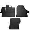 Резиновые коврики (3 шт,) Premium - без запаха резины для Citroen Jumper 2007-2025 гг