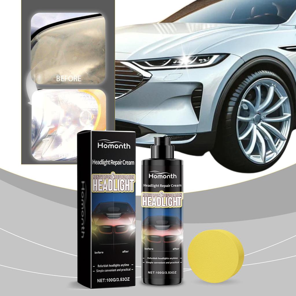Паста для ремонта автомобильных фар Homonth, заполнение царапин, ремонт износа, уход за лампами, техническое обслуживание, расходные материалы для ламп