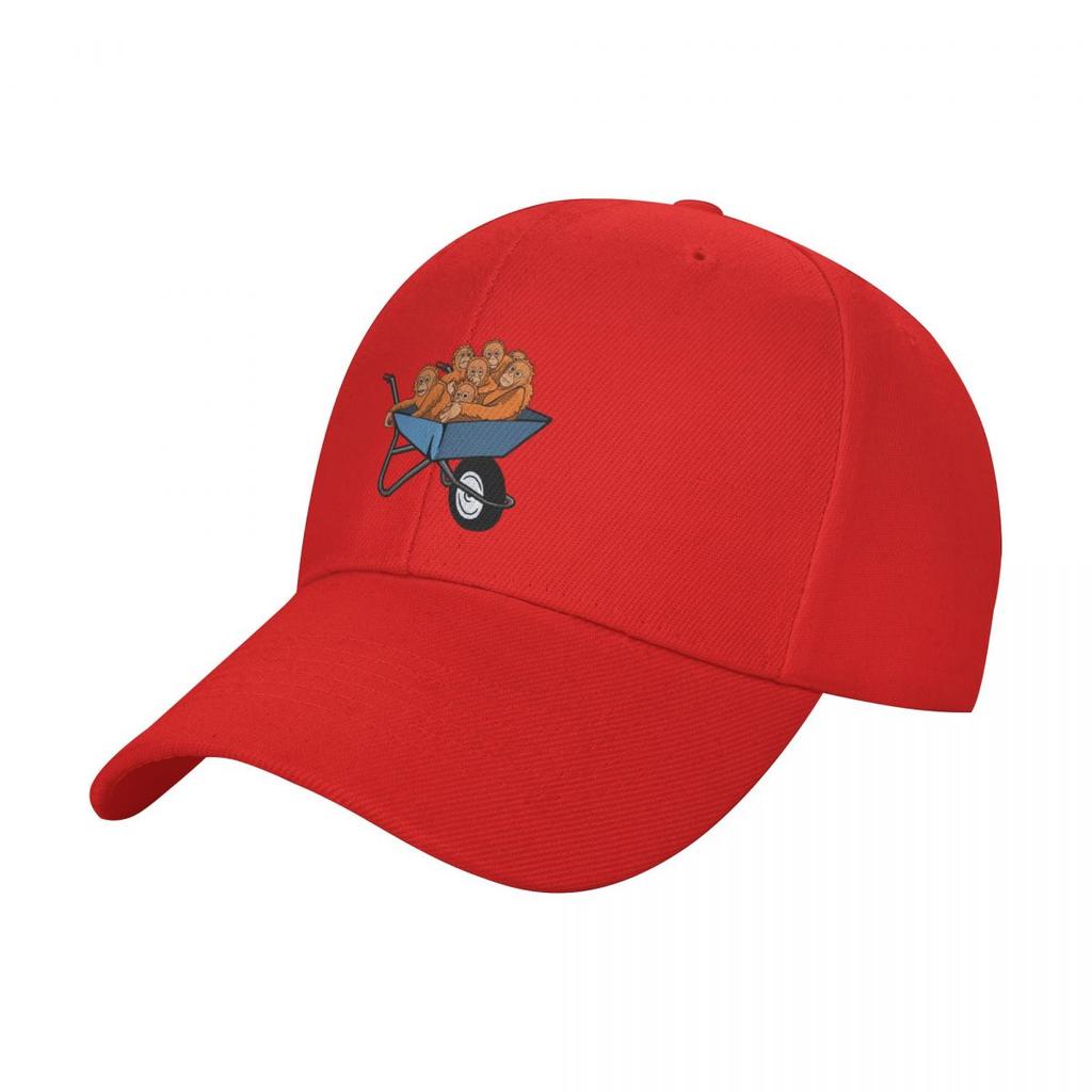 An orangutans commute to forest school Baseball Cap Luxury Man Hat birthday Male hat Wild Ball Hat Ladies Men's