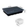 Premium Food Grade Silicone Ice Cube Tray 15 Grids Square with Lid Durable DIY Ice Maker for Whiskey Cocktails Coffee