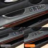 Для BMW 3 серии E90 E92 E93 325i 2005-2012 углеродное волокно, кнопка подъема окна автомобиля, панель, декоративные наклейки, автоаксессуары